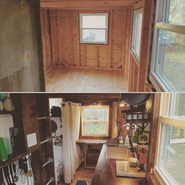 Американский студент построил собственный передвижной дом