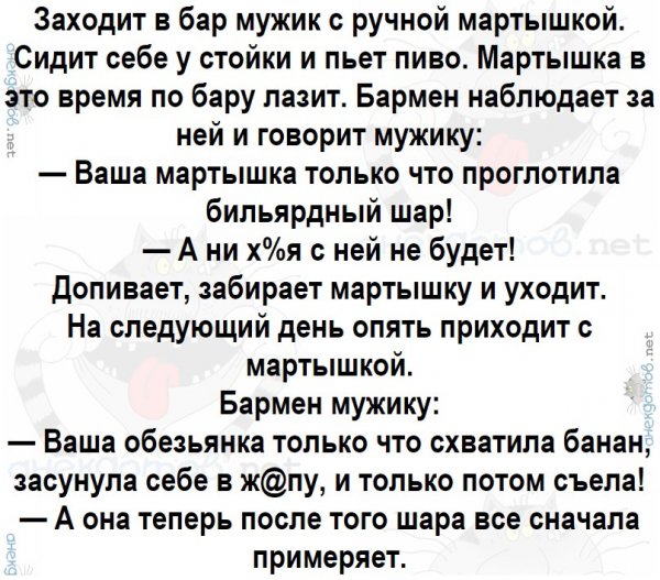 Анекдот заходит. Анекдоты про обезьян. Заходят в бар анекдот. Анекдот про мартышку. Анекдоты про бар.