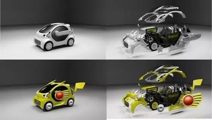 Китайцы спроектировали первый 3D-электромобиль для массового производства