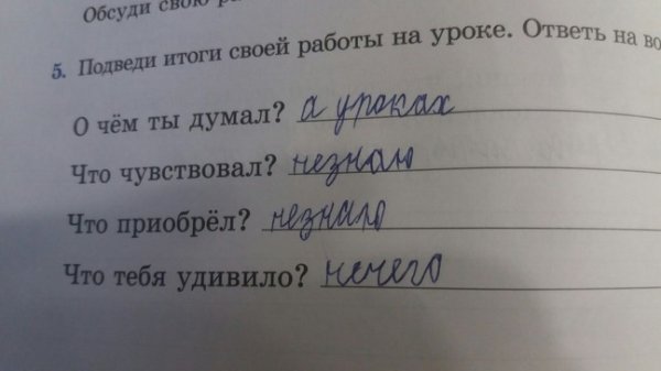 13 ответов детей, заслуживших пятерку за находчивость