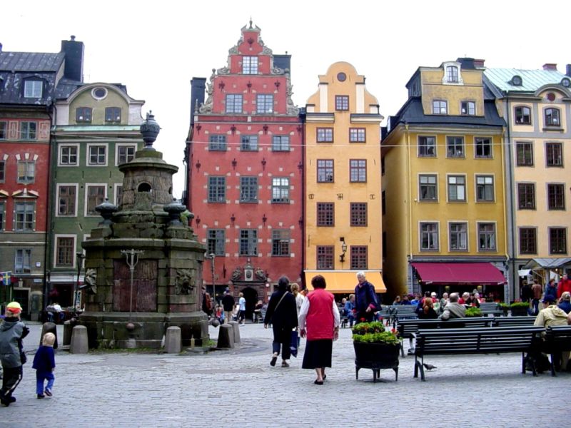 Монументальная живопись в центре Стокгольма