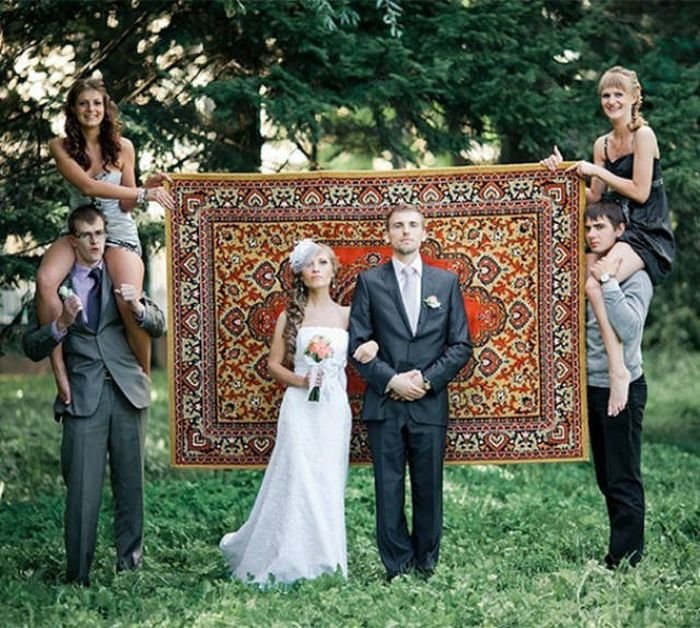 Странные свадебные фото