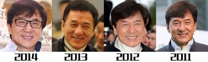 Как менялся с годами Джеки Чан