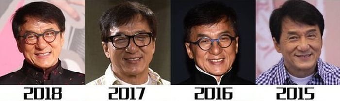 Как менялся с годами Джеки Чан
