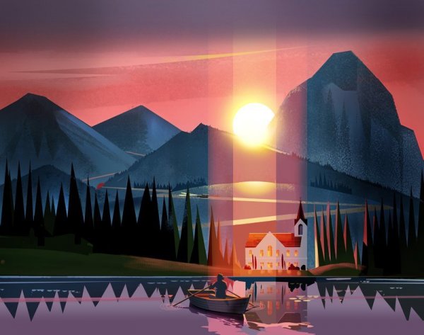 25 уютных иллюстраций от канадского художника
