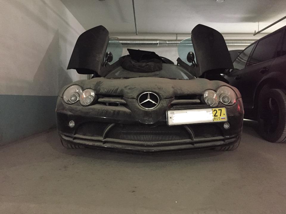 В подземном паркинге Новосибирска обнаружили новый Mercedes-McLaren SLR, простоявший там три года