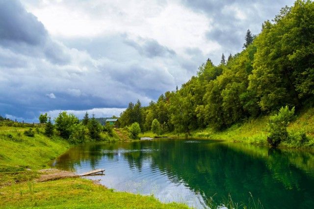 Уникальное озеро Сарва в Башкирии