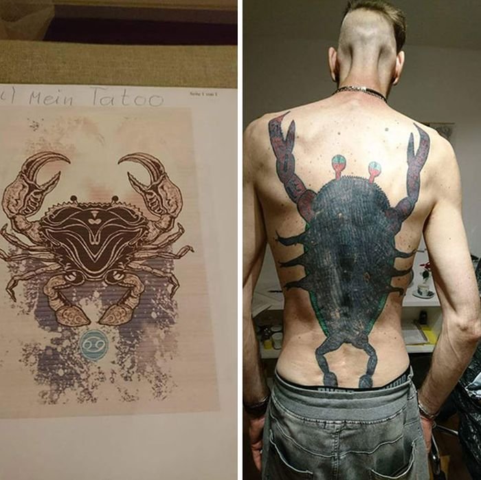 Не самые удачные татуировки