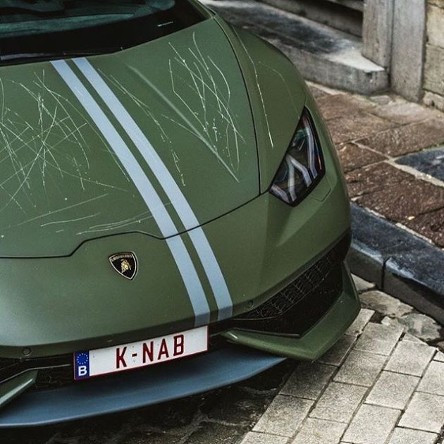 Вандалы повредили суперкар Lamborghini Huracan Avio за 280 000 евро