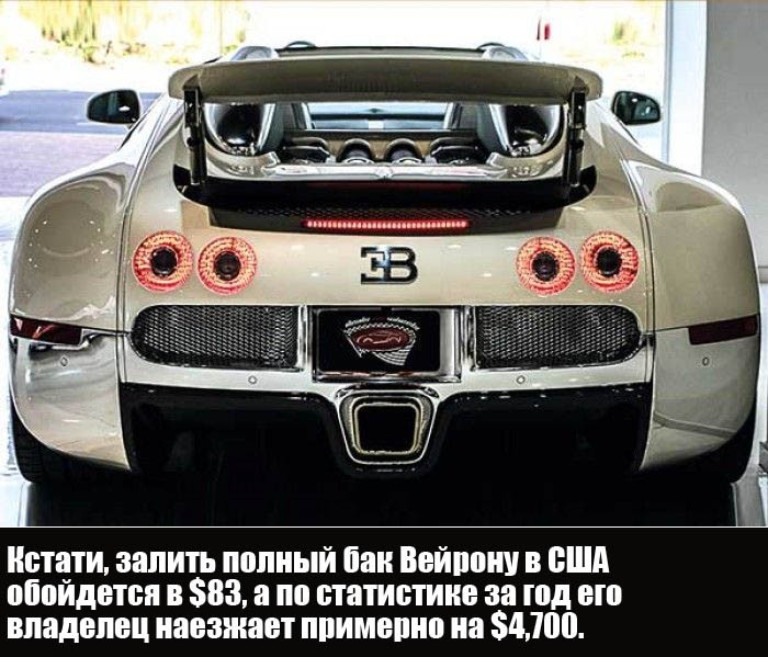 Сколько стоит обслуживание Bugatti Veyron