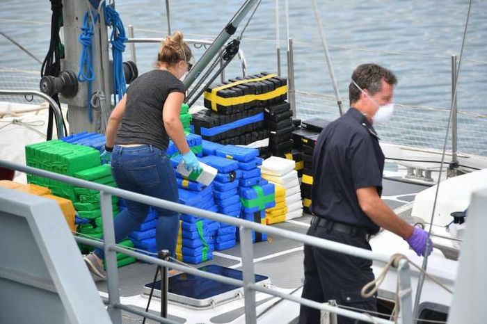 Зарегистрированная в Голландии яхта перевозила 1600 кг чистого кокаина