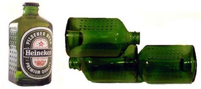 Необычная форма бутылки пива от Альфреда Хейнекена, которая должна была изменить мир