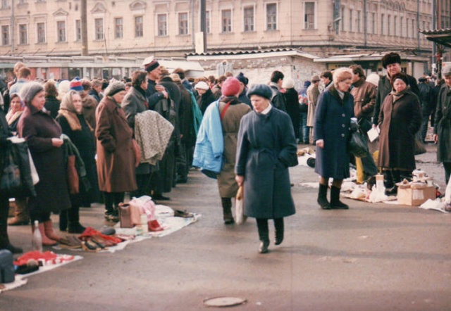 Архивные фотографии немецкого туриста. Россия, март 1992 года