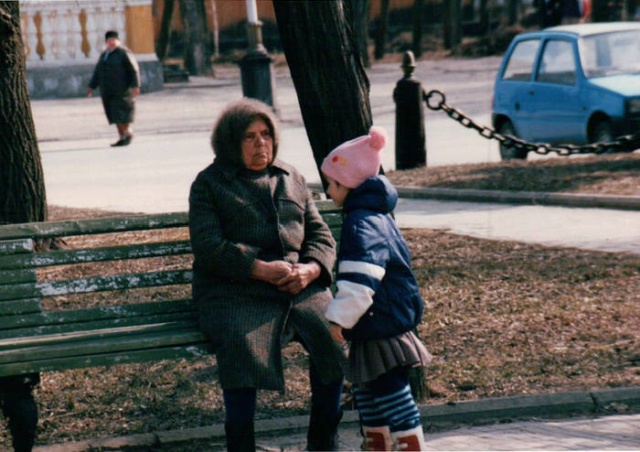 Архивные фотографии немецкого туриста. Россия, март 1992 года