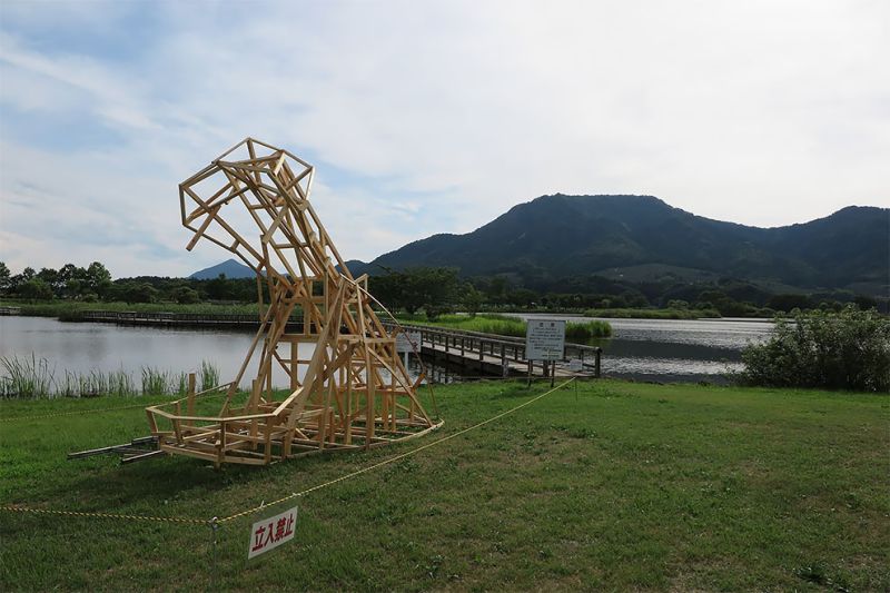 Фестиваль скульптур из соломы в Японии