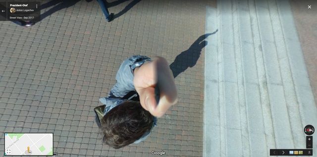 Странные кадры с сервиса Google Street View