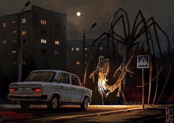 Мрачные иллюстрации Бориса Гроха