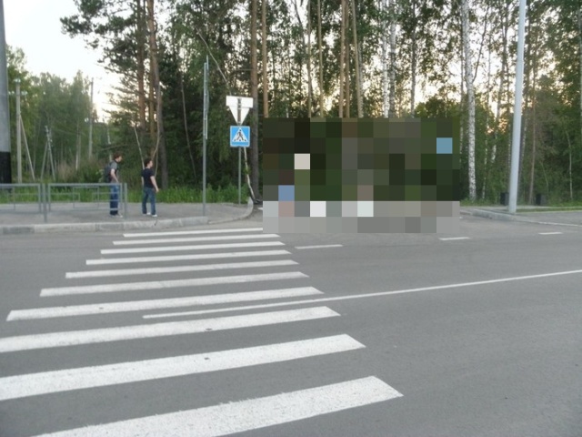 Пешеходный переход в Томске