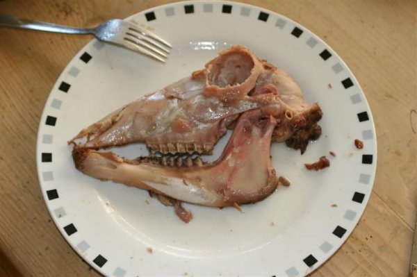 Традиционная норвежская вкуснятина из овечьей башки Традиционная норвежская вкуснятина из овечьей башки