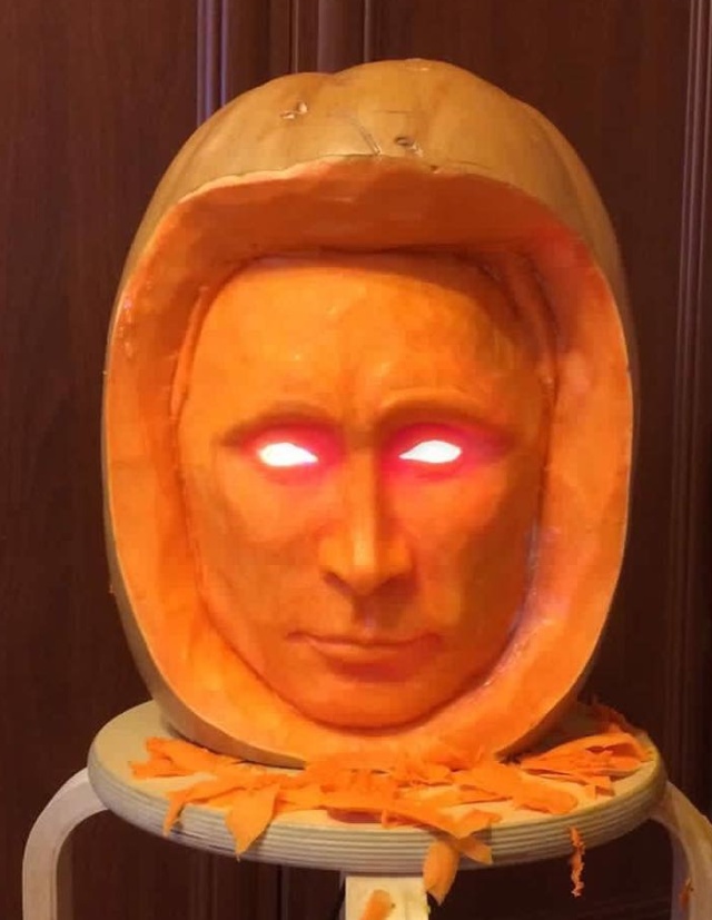 Тыква с Путиным напугала пользователей сети
