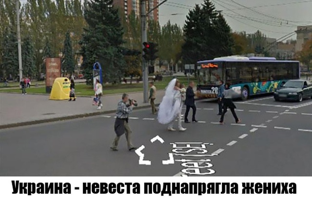 Неожиданные моменты, запечатленные на Google Street View