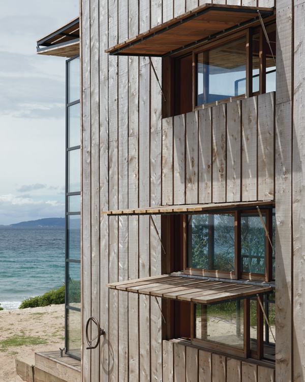 Необычный дом на пляже в Новой Зеландии
