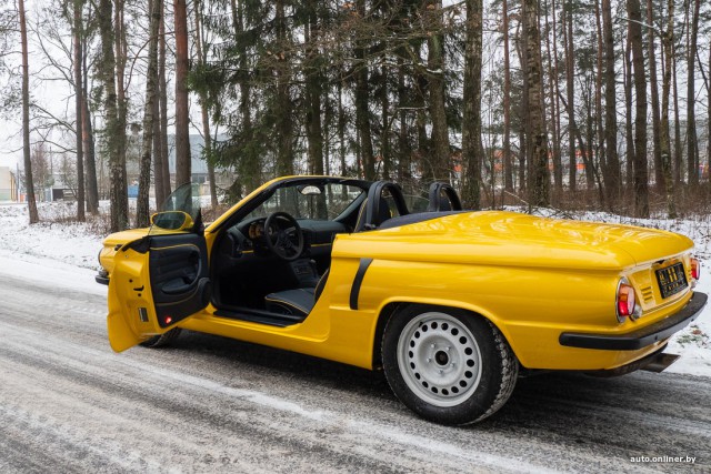 Необычный Запорожец, построенный на базе спортивного Porsche