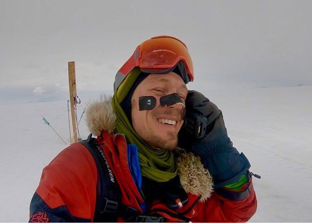 Экстремал Колин О&#700;Брэди стал первым человеком в истории, который пересек Антарктиду в одиночку на лыжах