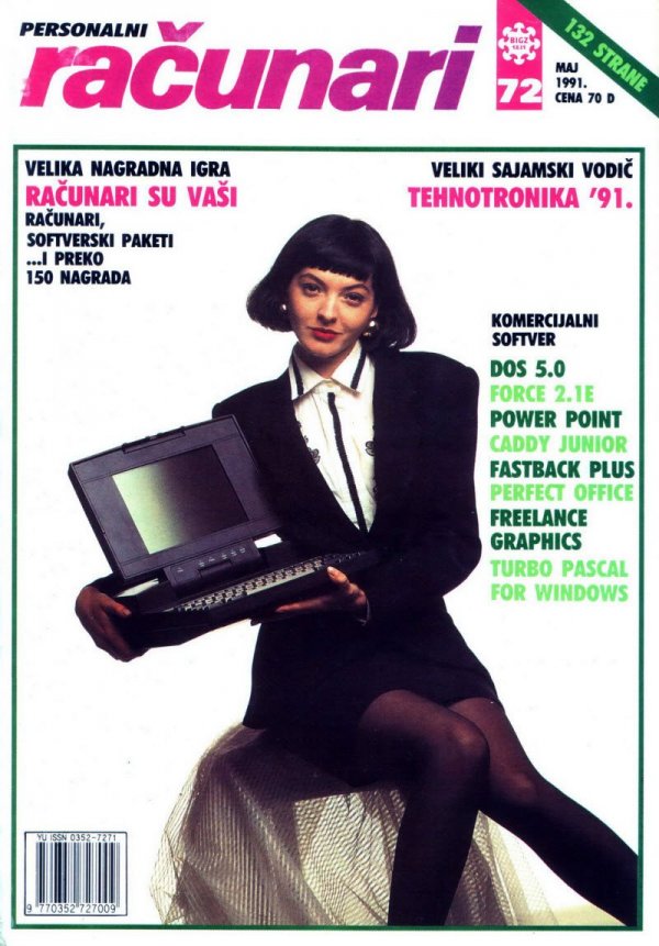 Ретрокрасавицы с обложек югославского компьютерного журнала