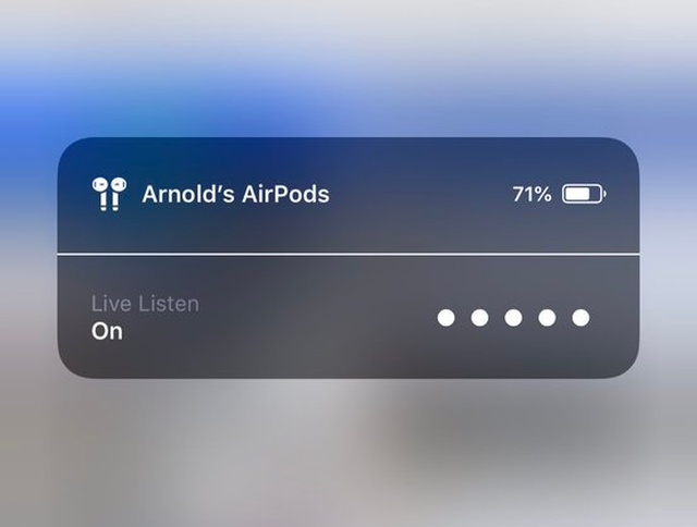 Беспроводные наушники AirPods с функцией "Live-прослушивание" можно использовать, как шпионское устройство