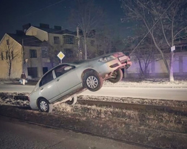 Необычная авария в Пятигорске