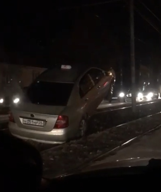 Необычная авария в Пятигорске