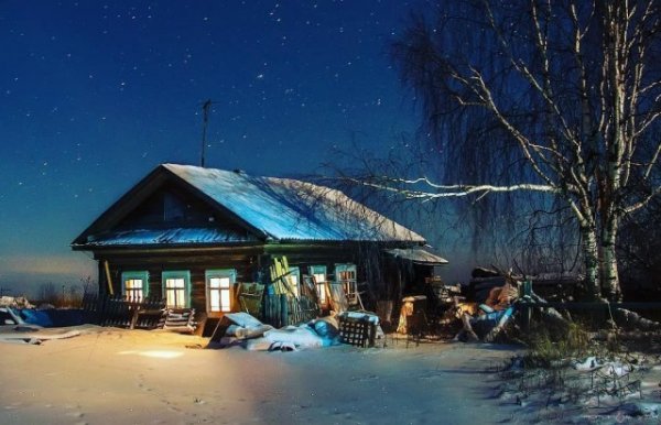 Зима в русской глубинке