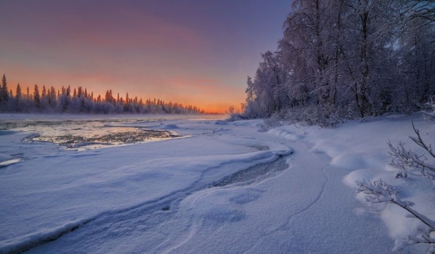Зима в России - это красиво всячина