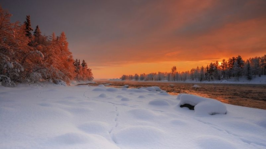 Зима в России - это красиво всячина
