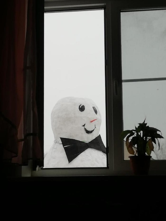 Гигантский снеговик своими руками
