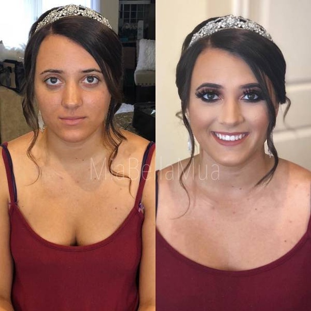 Свадебный макияж: до и после Всячина