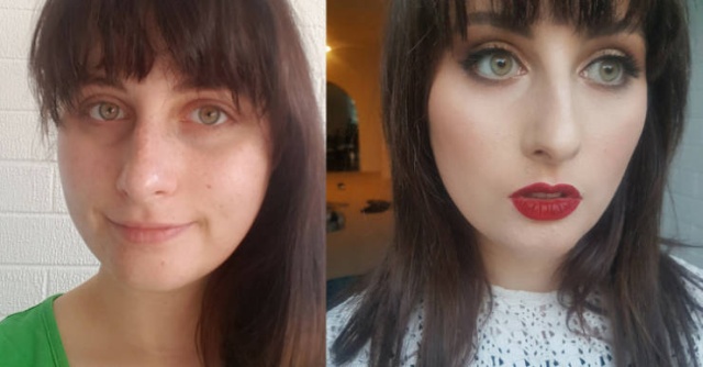 Свадебный макияж: до и после Всячина