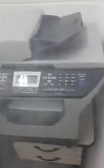 Принтер со встроенным камином