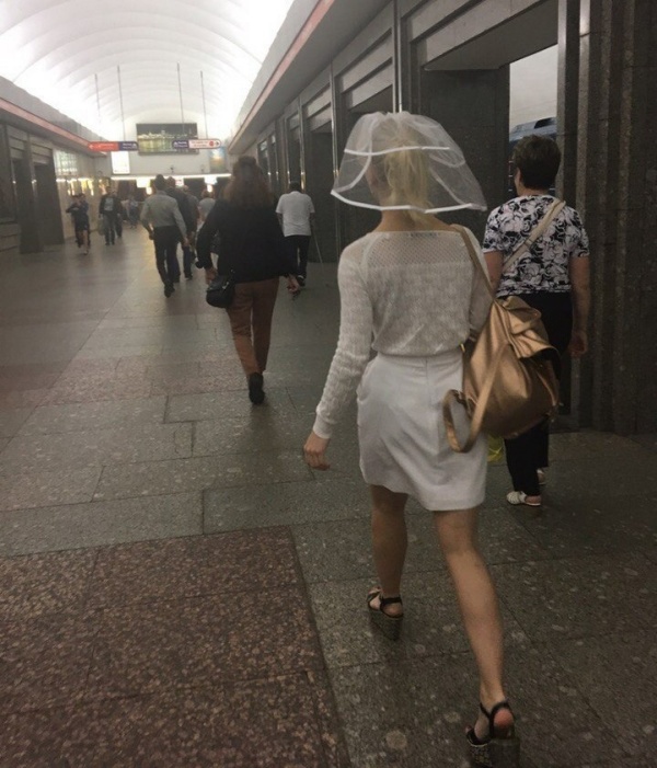 Странные модники в российском метро Юмор