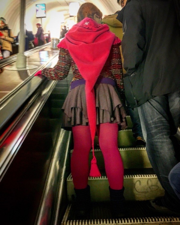 Странные модники в российском метро