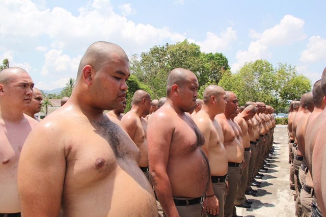 Специальный "лагерь" для полицейских с избыточным весом