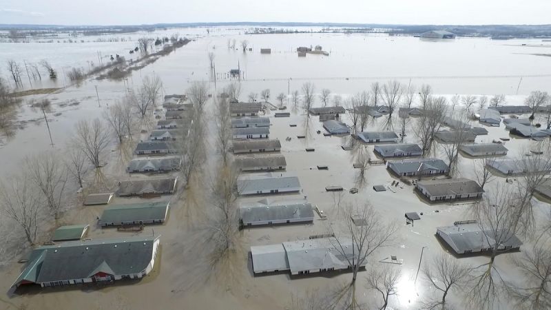 Наводнение в Айове и Небраске