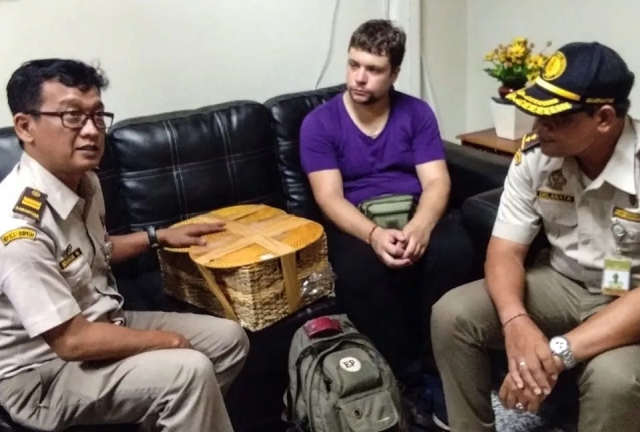 На Бали задержали гражданина РФ, который пытался провезти орангутана в багаже