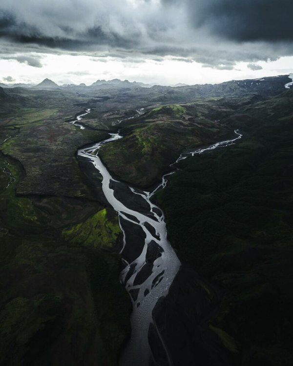 Исландия: захватывающие дух пейзажи в аэрофотографиях