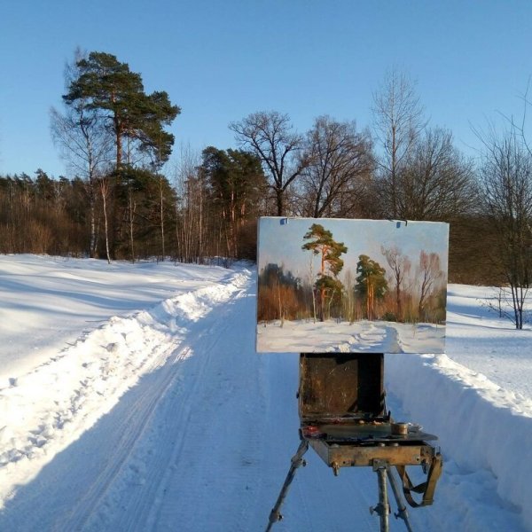 "Я художник, я так вижу": российский живописец показывает картины и виды, с которых они написаны