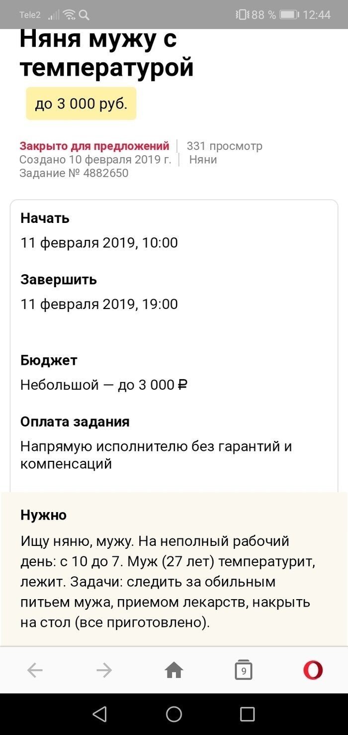 Тема нянь раскрыта полностью