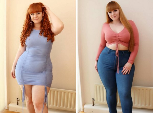 Девушку унижали из-за лишнего веса, но она набрала ещё 18 кг и стала моделью