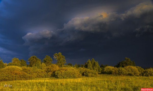 Величие и красота природы, затишье перед бурей