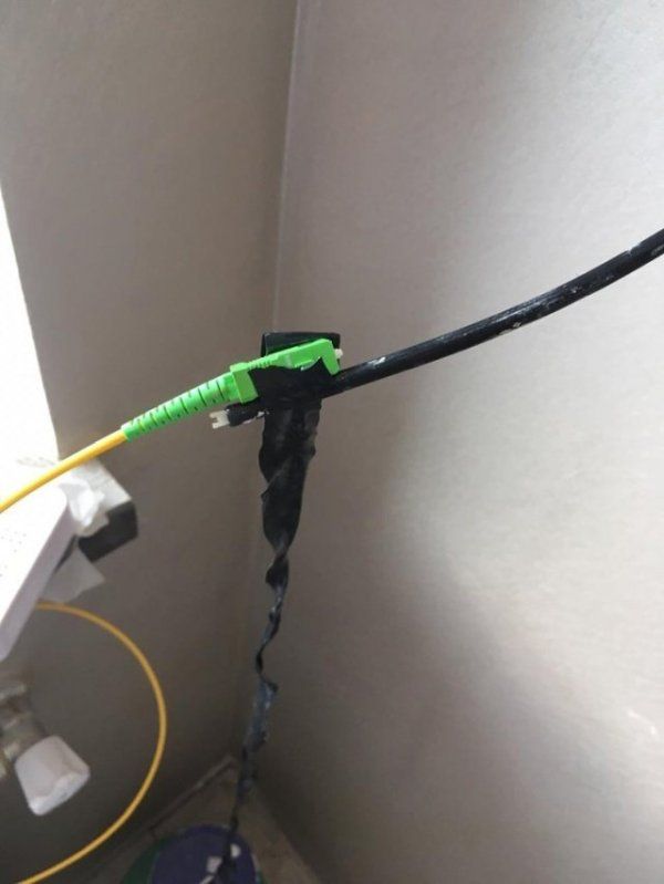 Починил порванный кабель, а интернета почему-то нет
